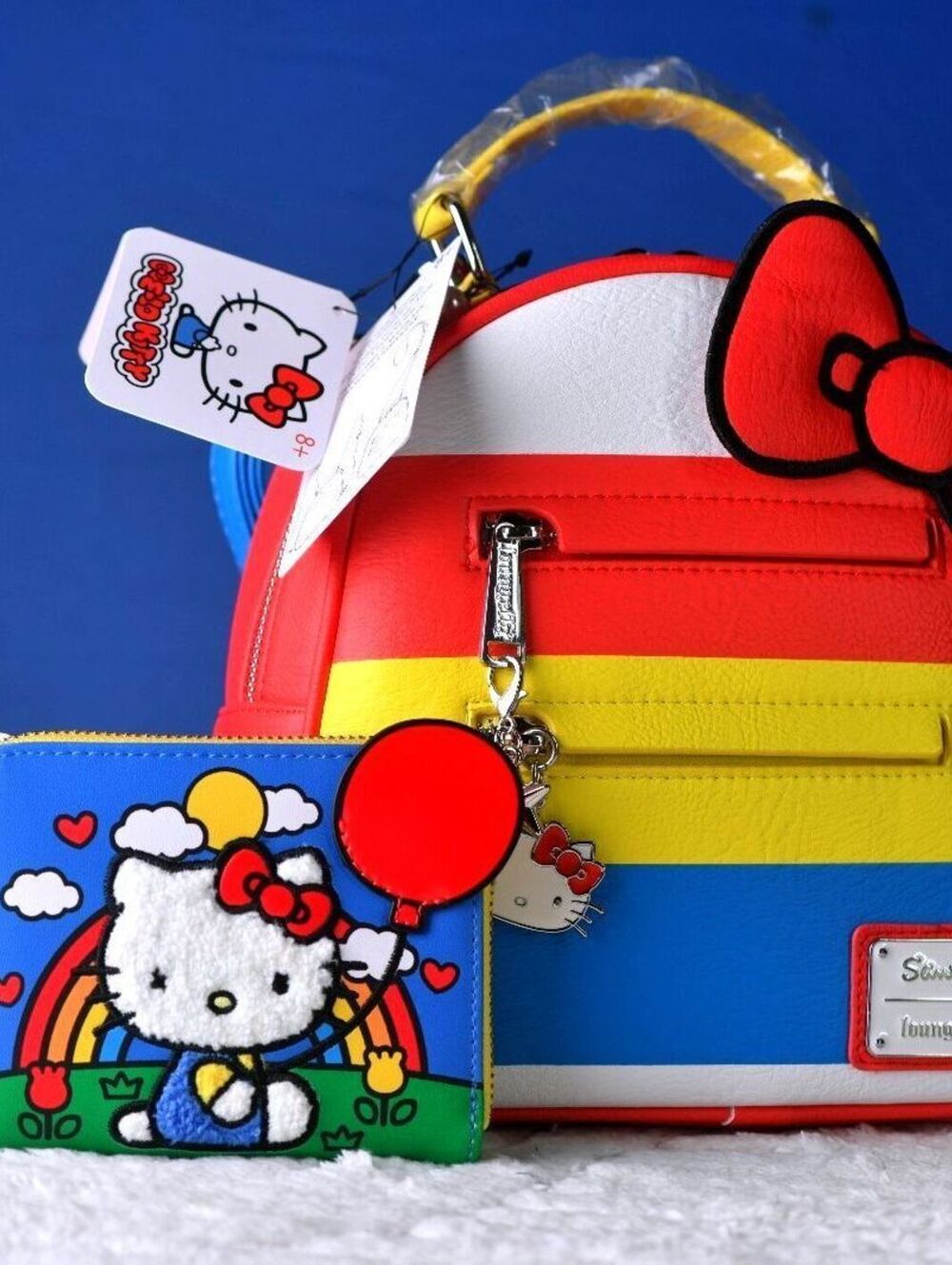 Loungefly Hello Kitty 45th Anniversary Backpack & Wallet NWT